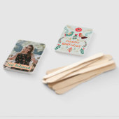 Gepersonaliseerde Boho Happy Birthday-fans Handwaaier (Niet-gemonteerd)