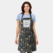 Gepersonaliseerde Boho Pattern Chef-kok Vrouwen Schort (Gedragen)