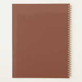 Gepersonaliseerde Boho Rainbow Psychotherapeut Planner (Achterkant)