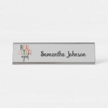 Gepersonaliseerde Boho Real Estate Agent Gift