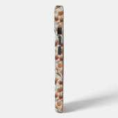 Gepersonaliseerde Boho Terracotta Floral Wildflowe Case-Mate iPhone Case (Achterkant / Links)