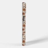 Gepersonaliseerde Boho Terracotta Floral Wildflowe Case-Mate iPhone Case (Achterkant / Rechts)