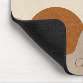 Gepersonaliseerde Boho Terracotta Zand Abstract Muismat (Hoek)