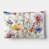 Gepersonaliseerde Boho Wildflowers Print Cut Naaiz Etui (Achterkant)