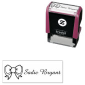 Gepersonaliseerde boog naam stempel (In situ)