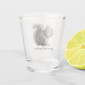 gepersonaliseerde boomeekhoorn shot glas (Achterkant)