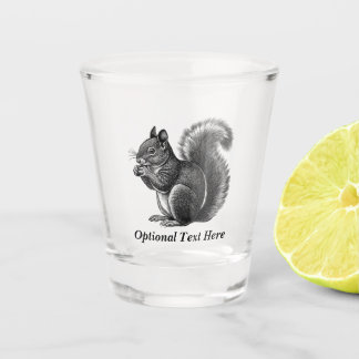 gepersonaliseerde boomeekhoorn shot glas