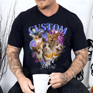 Gepersonaliseerde Bootleg Retro  Funny Rap T-shirt
