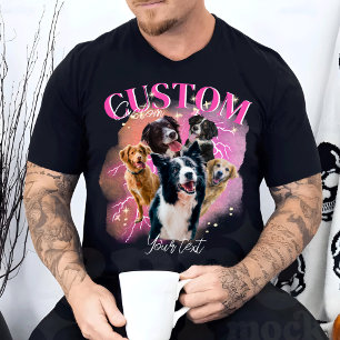 Gepersonaliseerde Bootleg Retro  Funny Rap T-shirt