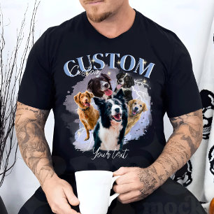 Gepersonaliseerde Bootleg Retro  Funny Rap T-shirt