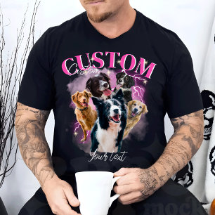 Gepersonaliseerde Bootleg Retro  Funny Rap T-shirt