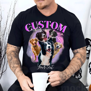 Gepersonaliseerde Bootleg Retro  Funny Rap T-shirt