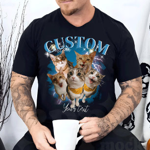 Gepersonaliseerde Bootleg Retro Funny Rap T-shirt