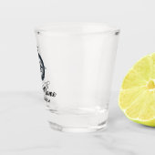 Gepersonaliseerde bootnaam shot glas (Rechts)