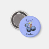 Gepersonaliseerde bosbessenmagneet magneet (Voorkant / Achterkant)