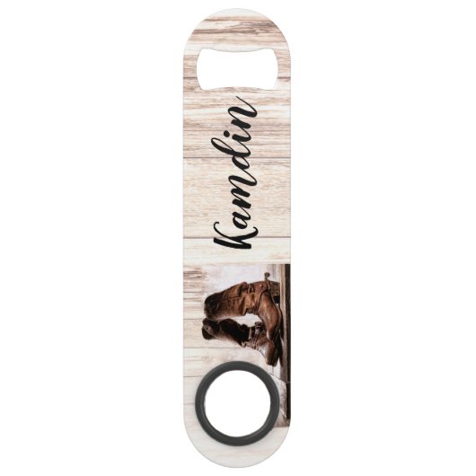 Gepersonaliseerde Bottle Opener laarzen land rusti Speed Flessenopener (Voorkant)