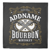 Gepersonaliseerde Bourbon  Pistolen Whiskey Label