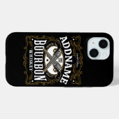 Gepersonaliseerde Bourbon Pistolen Whiskey Label Case-Mate iPhone Case (Achterkant (horizontaal))