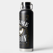 Gepersonaliseerde Bourbon Pistolen Whiskey Label Waterfles (Achterkant)