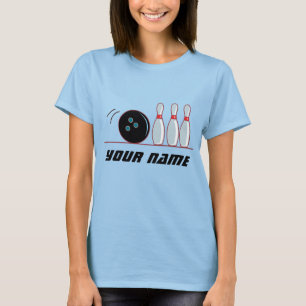 Gepersonaliseerde Bowling Tee Shirt