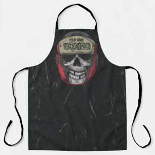 Gepersonaliseerde Boxer Fight Club Skeleton Boxing Schort
