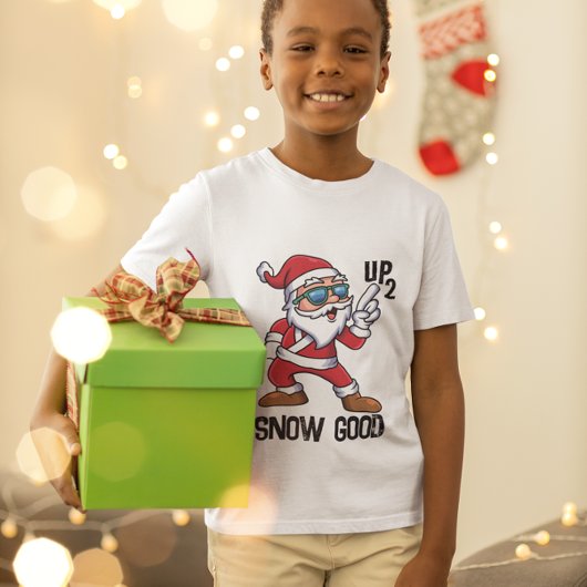 Gepersonaliseerde Boys Funny Christmas Quote Carto T-shirt