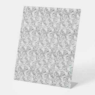 Gepersonaliseerde branding voetstuk tekenen voor s reclamebord met voetstuk