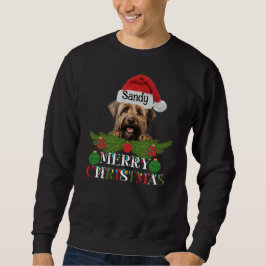 Gepersonaliseerde Briard Dog Merry Christmas Trui
