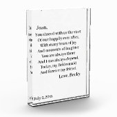 Gepersonaliseerde Bridesmaid Fotoblokken (Links)