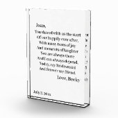 Gepersonaliseerde Bridesmaid Fotoblokken (Rechts)