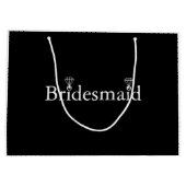 Gepersonaliseerde Bridesmaid Ring Large Cadeauzakje (Achterkant)