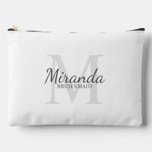 Gepersonaliseerde bridesmaïd's monogram en naam etui