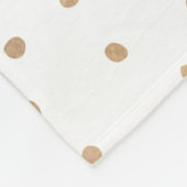 Gepersonaliseerde brief Aangepaste naam Monogram Fleece Deken (Hoek)