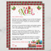 Gepersonaliseerde brief van de Kerstman voor Kids (Voorkant / Achterkant)