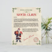 Gepersonaliseerde brief van Sinterklaas (Staand voorkant)