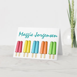 Gepersonaliseerde briefkaarten / uitnodigingen - S