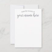 Gepersonaliseerde briefkaarten voor Baby-kinderdag (Achterkant)