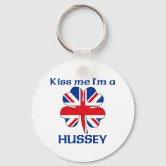 Gepersonaliseerde Britse kus Ik ben Hussey Sleutelhanger