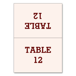 Gepersonaliseerde bruid & bruidegom gevouwen tafel kaart