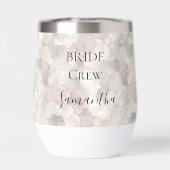 Gepersonaliseerde bruid Crew Bruidsmeisje Gifts La (Achterkant)