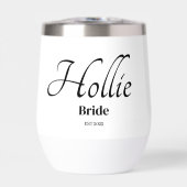 Gepersonaliseerde bruid Drinkware (Voorkant)