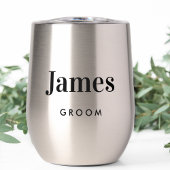 Gepersonaliseerde bruidegom bruiloft