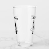 Gepersonaliseerde bruidsjonkers, elegant en stijlv glas (Rechts)