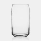 Gepersonaliseerde bruidsmeisje bloem met roze stri blikvorm glas (Links)