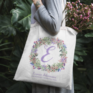 Gepersonaliseerde bruidsmeisje bruids partij voors tote bag
