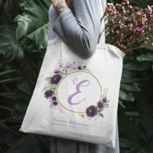 Gepersonaliseerde bruidsmeisje bruids partij voors tote bag