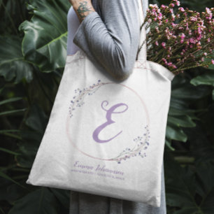 Gepersonaliseerde bruidsmeisje bruids partij voors tote bag