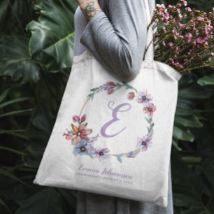 Gepersonaliseerde bruidsmeisje bruids partij voors tote bag