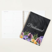 Gepersonaliseerde bruidsmeisje cadeau idee planner (Display)