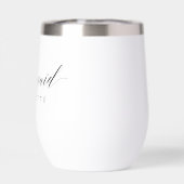 Gepersonaliseerde bruidsmeisje moderne minimalist (Achterkant)